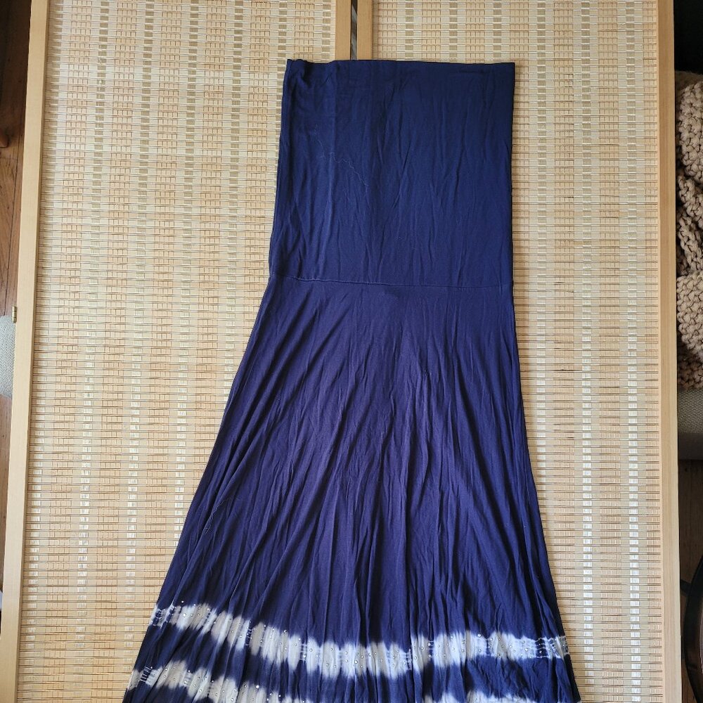 INC INTERNATIONAL CONCEPTS Tie Dye Sequined Maxi Skirt